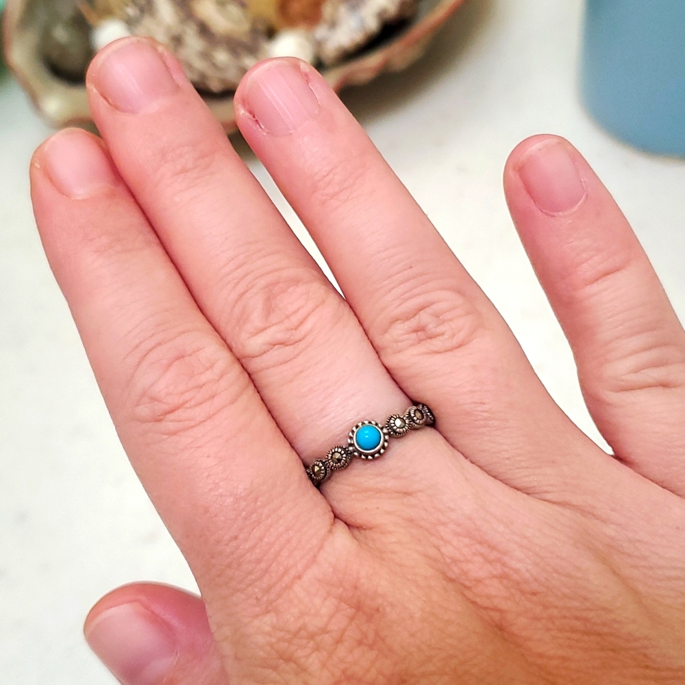 Beautiful Turquoise Sterling Ring
